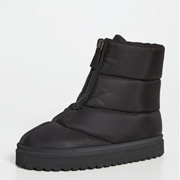Gia Borghini Luna Padded Boots - Black - Picture 1 of 6